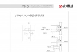 YMQ100,120,140系列隐框幕